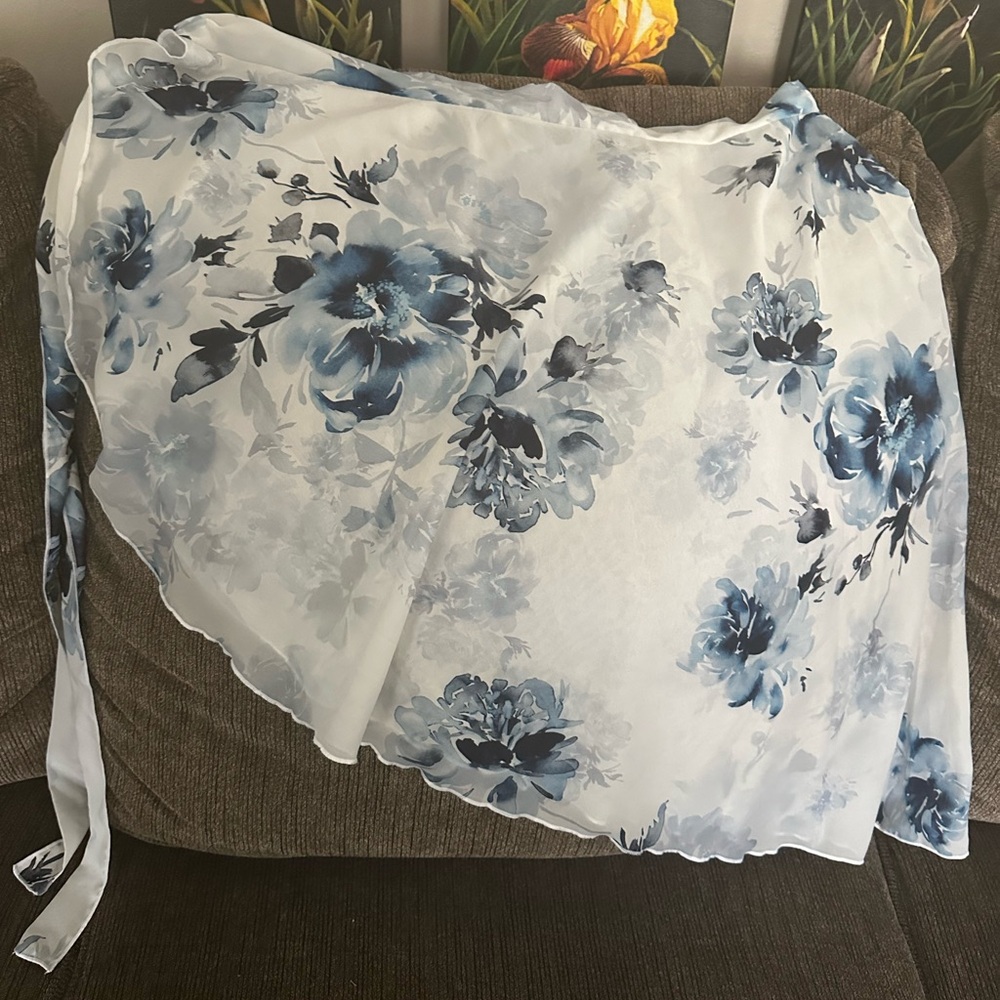Wrap ballet rehearsal skirt